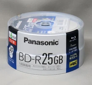 Panasonic 6x BR disc, single layer 25GB (additional) 30 spindles LM-BRS25MP30 - Picture 1 of 2