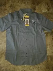 Camisa Para Hombres Voyager Abotonada Gris Perla Ahumada Pequeña - Imagen 1 de 3