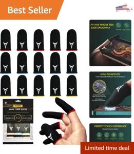 Finger Sleeves - 0.15mm Superconducting Nanofibers - Anti-Sweat - Touchscreen - Picture 1 of 11