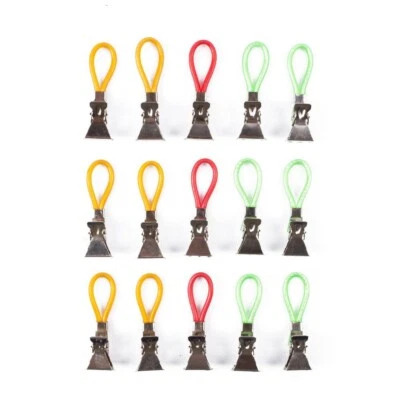 15 Aufhängeclips Clips Handtuch Handtuchhalter Halter Geschirrtuch Aufhänger Neu - Bild 1 von 2