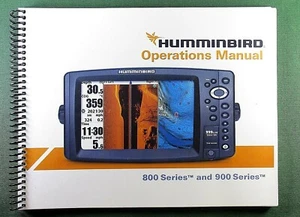 Humminbird 800 / 900 Series Instruction Manual: Full Color & Protective Covers - Picture 1 of 1