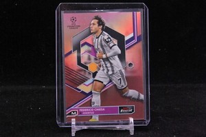 2023 Topps Finest FEDERICO CHIESA Rose Gold Refractor #4 /75 JUVENTUS