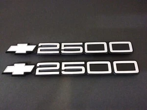 1988-2000 Silverado 2500 Door Emblem Badge Logo Nameplate Name Plate - Picture 1 of 2