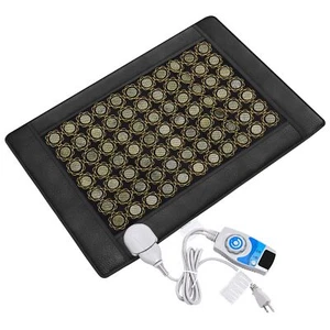 Natural Jade Stone Massage Far-Infrared Therapy Mat Heating Pad Mattress 25"x18" - Picture 1 of 7