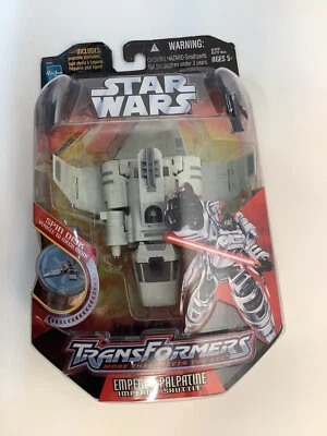 2006 Transformers Star Wars Emperor Palpatine Imperial Shuttle Action Figure - Image 1 of 3