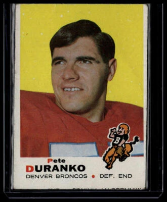 1969 Topps #182 Pete Duranko - Image 1 of 2