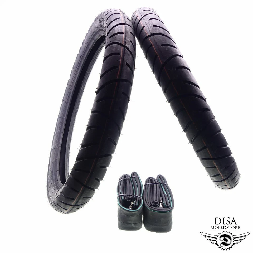 Reifen 2x Heidenau K56 2.75x17 2 3/4 x 17 + 2 Schlauch für Kreidler RM RMC -S