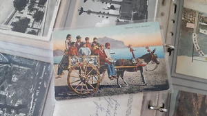 cartolina carretto siciliano antico carro animata cavallo palermo 900 di sicilia - Imagen 1 de 10