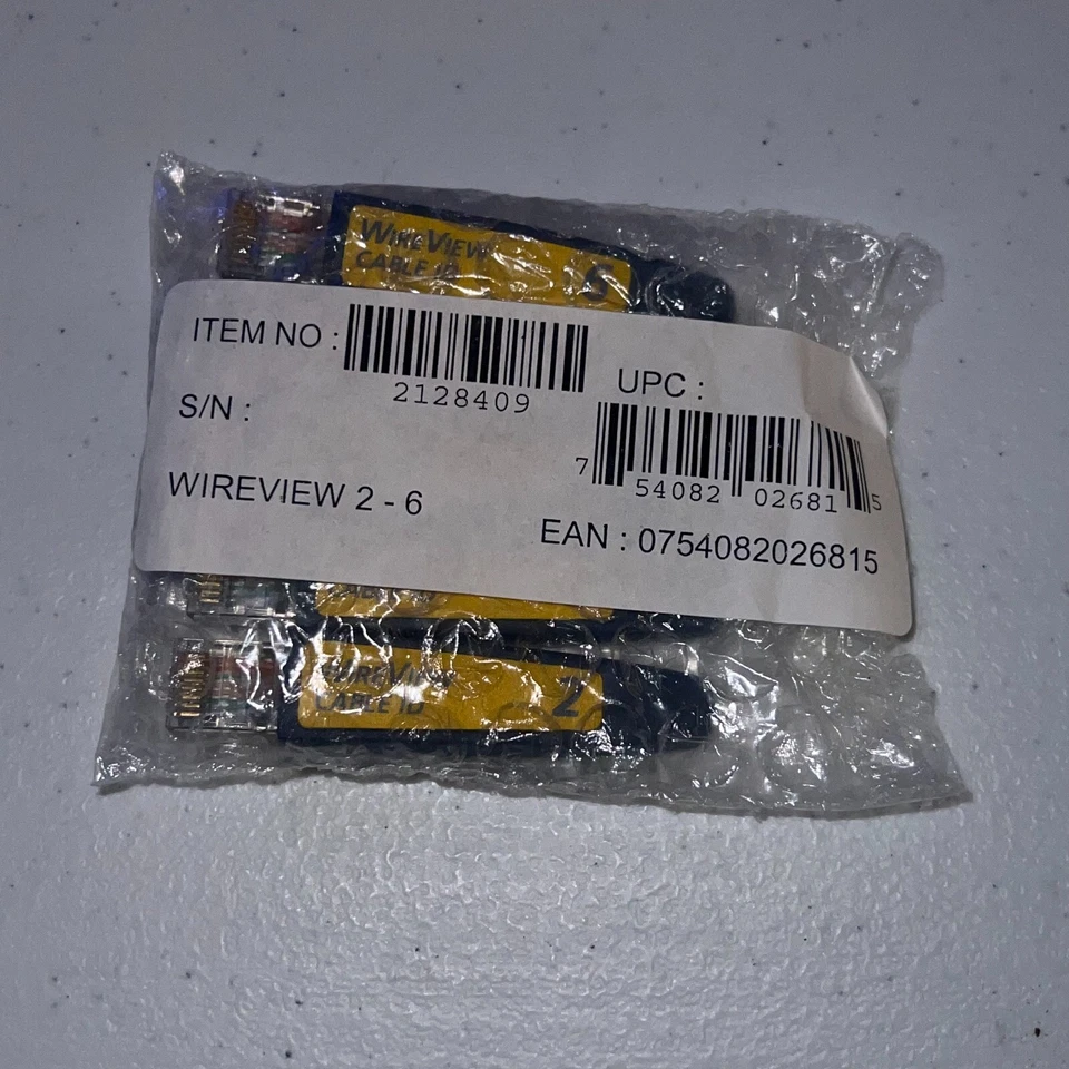 Fluke Networks WIREVIEW 2-6 Network Adapter CABLE ID (NEW) P/N 2128409 - Image 1 of 1