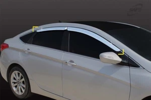 Safe Chrome Weather shields for 10/2011-2018 Hyundai i40 4dr Sedan - Bild 1 von 7