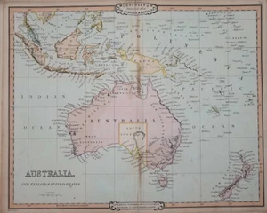 AUSTRALIEN, NEUSEELAND & OSTINDISCHE INSELN VON G. F. CRUCHLEY, 1842 - Bild 1 von 1
