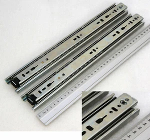 Ball-bearing extendable rails for TV shelves slides 35.5 - 70 cm SS70 - Picture 1 of 1