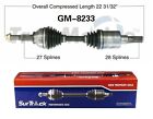 Front Left or Right Axle Shaft SurTrack GM8233 For Chevy Colorado GMC Canyon 4WD GMC Canyon