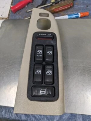Fits 00-02 SUBURBAN 1500 Driver Front Door Switch Driver's Master - Image 1 of 4