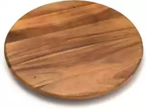 Lipper International Acacia Wood 18" Lazy Susan Kitchen Turntable - Picture 1 of 7