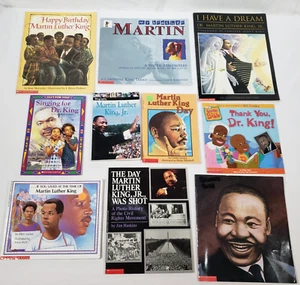 Kids Books About Martin Luther King Jr Lot Of 10 Black History MLK Day Classroom - Picture 1 of 15