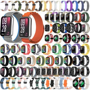 Für Redmi Watch 4 5 | Xiaomi Band 8 Pro 9 Pro Silikon Leder Nylon Metall Armband - Picture 1 of 643