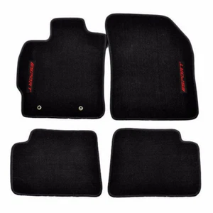 Fits 08-15 Scion xB Wagon Black Floor Mats Interior Carpets Nylon Front Rear 4PC - Picture 1 of 1