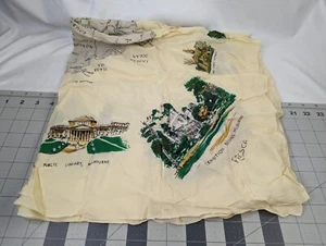 Australia Scarf Landmarks Souvenir About 33x33 Inch - Picture 1 of 6