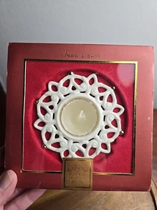 LENOX SNOW LIGHTS SNOWFLAKE TEELICHTHALTER .... NEU IM KARTON - Bild 1 von 10
