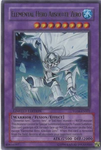 Yugioh Elementarheld Absolute Zero YG04-DE001 Ultra Rare Limited Edition LP - Bild 1 von 1