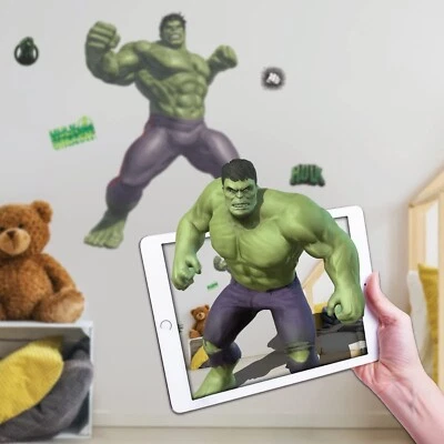 Wall Palz Marvel Incredible Hulk 墙贴花 - 29 英寸增强现实复仇者... — 第 1/4 张图片