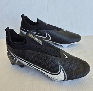 Nike Vapor Edge Elite 360 Flyknit Black Football Cleats CV6317-001 Size 14 W - Picture 1 of 16