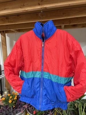 Vintage Cortina Red And Blue Ski Jacket XL Retro 90s Y2K - Image 1 of 4