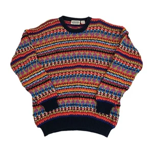 Suéter Vintage Britches Great Outdoors Para Hombre Grande Multicolor Tejido Pullover Años 90 - Imagen 1 de 15