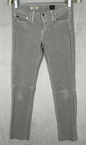 Pantalones rectos ajustados de pana 25R grises Adriano Goldschmied The Stevie HECHOS EN EE. UU. - Imagen 1 de 17