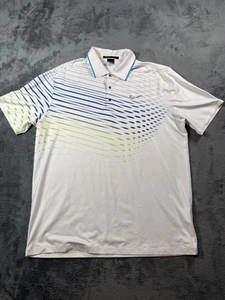 Nike Tiger Woods Collection Polo Shirt Mens Large White Dri Fit Golf 483627 100 - Picture 1 of 13