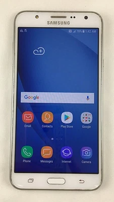 Smartphone Samsung SM-J700T Galaxy J7 T-Mobile BUENO (Blanco) Foto 1 de 2