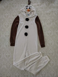 Costume Pigiama Disney Frozen Olaf Pupazzo di Neve Piccolo 4-6 Donna Unione Pezzo Unico - Foto 1 di 4