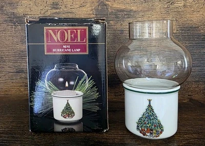 Candelabro votivo vintage House of Salem Noel Porcelle mini lámpara huracán  Foto 1 de 4
