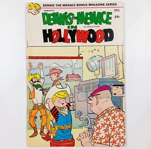 DENNIS THE MENACE BONUS MAGAZINE SERIES #92. IN HOLLYWOOD. FAWCETT 1971. 2.5/3 - Picture 1 of 2
