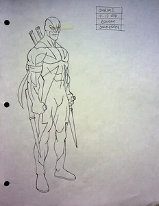 Superman Batman Public Enemies JEFF JOHNSON ART Production Hand Drawn Model - Picture 1 of 3