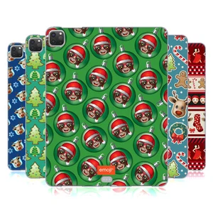 OFFICIAL emoji® CHRISTMAS PATTERNS SOFT GEL CASE FOR APPLE SAMSUNG KINDLE - Picture 1 of 17
