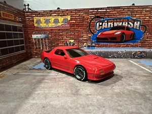 2020 Hot Wheels '89 Mazda Savanna RX-7 FC35 Nightburnerz Red Real Rider Swap - Picture 1 of 4