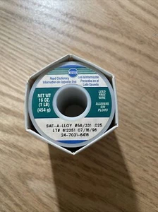 Kester 331 organisches Kernlot 63/37 0,031 1 Pfund Spule #58/331 0,25 24-7031-6416 - Bild 1 von 5