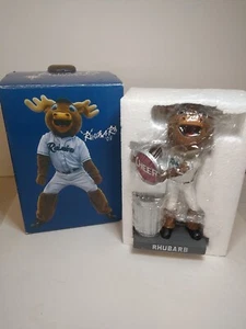 2008 Mascot Rhubarb the Reindeer Bobblehead Tacoma Rainiers SGA New in Box - Picture 1 of 12