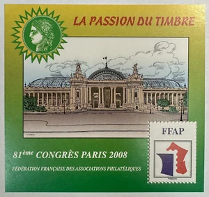 BLOC FFAP N° 2 - 81ème Congrès PARIS 2008 - Picture 1 of 1