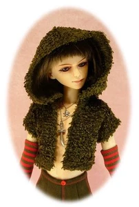 BJD Kurzarm Hoodie Schnittmuster für SD 60cm Luts, AoD & ähnliche Größen - Bild 1 von 4
