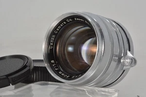 [NEAR MINT] Canon 50mm f/1.8 MF Lens For Leica Screw Mount L39 L LTM Silver - Picture 1 of 12