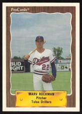 1990 ProCards   Marv Rockman #1152 Tulsa Drillers