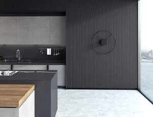 Natural Oak Slat Wall Panels - 3D Wall Panelling - 2.8M x 444mm - Picture 1 of 11