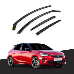 Vauxhall Corsa F MK6 2019-Up 5 Door Hatchback Wind Deflectors 4pc Tinted - Picture 1 of 10