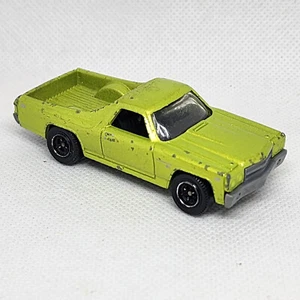 1997 Matchbox Black Chrome 1970 CHEVY El Camino 1:69 Diecast MB1001 Thailand - Picture 1 of 11