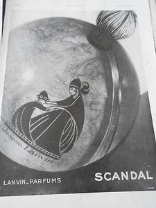PUBLICITE 1932 Parfums Lanvin Scandal - Imagen 1 de 1