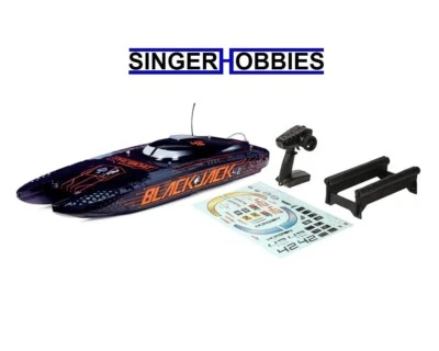 Pro Boat PRB08043T1 Blackjack 42" 8S Brushless RTR Catamaran Blk/Orang 2.4GHz HH - Image 1 of 3