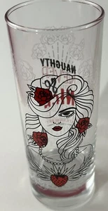 Crema de fresa rosa tequila. "Vidrio de 6,5"" de alto travieso nunca probado tan bonito" - Imagen 1 de 4